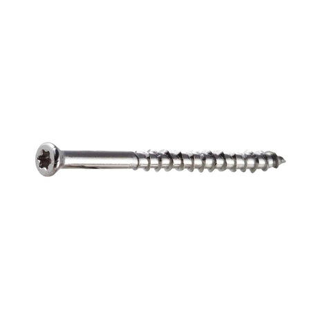 Simpson Strong-Tie T07225WP-RP15 Deck-Drive (#7 x 2-1/4") T-15 DWP Wood SS Screw, Trim Head, Type 316 (15 Pack) - 3