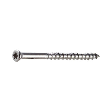 Simpson Strong-Tie T07225WP-RP340 Deck-Drive (#7 x 2-1/4") T-15 DWP Wood SS Screw, Trim Head, Type 316 (340 Pack) - 3