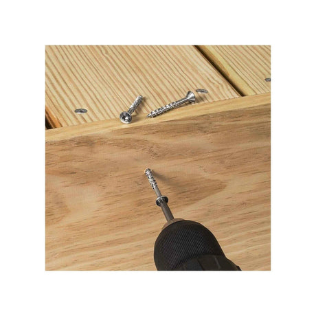 Simpson Strong-Tie T08162WP-RP340 Deck-Drive (#8 x 1-5/8") T-20 DWP Wood SS Screw, Flat Head, Type 316 (340 Pack) - 8