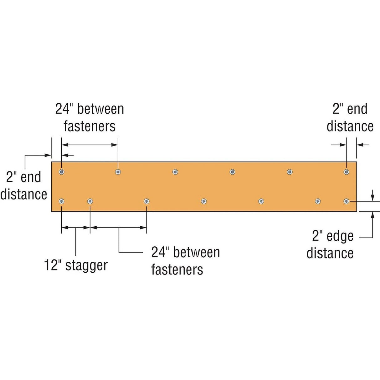Simpson Strong-Tie T08175FS75BR01 (#8 x 1-3/4") T-20 6-Lobe Fascia Board Screw - Type 316, Brown 01 (75 Pack) - 4