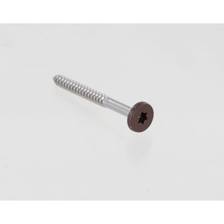 Simpson Strong-Tie T08175FS75RD01 (#8 x 1-3/4") T-20 6-Lobe Fascia Board Screw - Type 316, Red 01 (75 Pack)