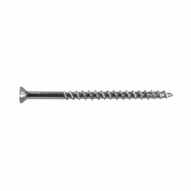 Simpson Strong-Tie T08300WPF5 Deck-Drive (#8 x 3") T-20 DWP Wood SS Screw, Flat Head, Type 316 (5 lb. Tub)