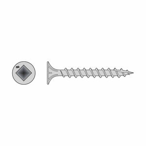 Simpson Strong-Tie T08C225WQ-RP200 (#8 x 2-1/4") Fiber-Cement Screw, Ribbed Wafer Head, Type 316 (200 Pack) - 2