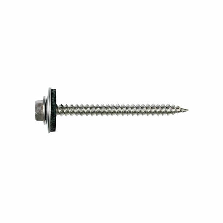 Simpson Strong-Tie T09150HWA-RP25 (#9 x 1-1/2") Metal-Panel Screw with EPDM Washer Hex Head, Type 316 (25 Pack)