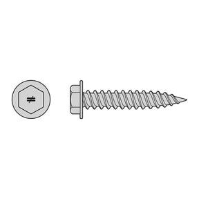 Simpson Strong-Tie T09200HWHM (#9 x 2") Hex Head Metal Panel Screw - 316 Stainless Steel (1000 Pack) - 2