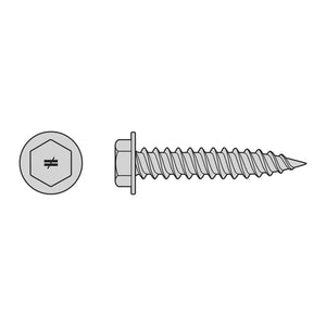Simpson Strong-Tie T09200HWHM (#9 x 2") Hex Head Metal Panel Screw - 316 Stainless Steel (1000 Pack) - 2
