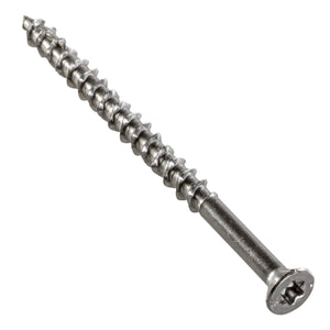 Simpson Strong-Tie T10300WPB Deck-Drive (#10 x 3") T-25 DWP Wood SS Screw, Flat Head, Type 316 (1750 Pack) - 3