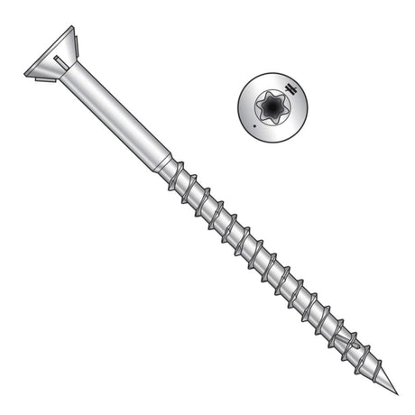 Simpson Strong-Tie T10300WPB Deck-Drive (#10 x 3") T-25 DWP Wood SS Screw, Flat Head, Type 316 (1750 Pack) - 7