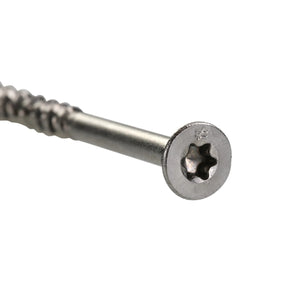 Simpson Strong-Tie T10350WPB Deck-Drive (#10 x 3-1/2") T-25 DWP Wood SS Screw, Flat Head, Type 316 (1000 Pack) - 2