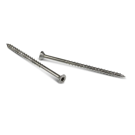 Simpson Strong-Tie T10450WPCM Deck-Drive (#10 x 4-1/2") T-25 DWP Wood SS Screw, Flat Head, Type 316 (1000 Pack) - 5