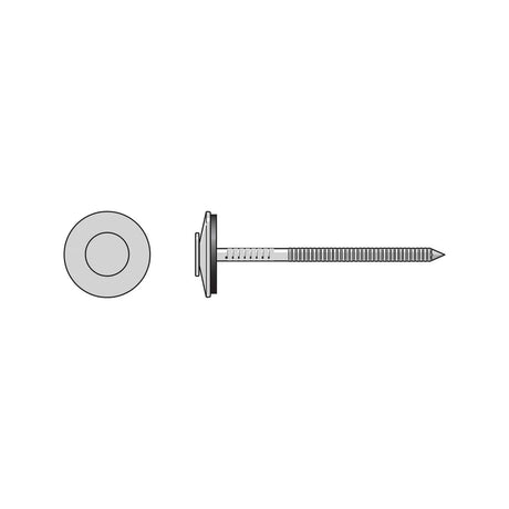 Simpson Strong-Tie T10A200X07 Annular Ring Shank Nail with EPDM Washer - 316 Stainless (1 lb Package)