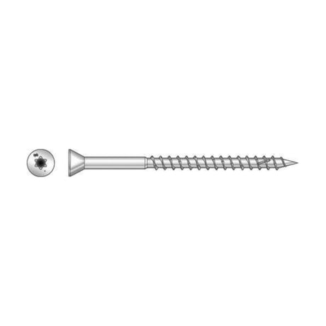 Simpson Strong-Tie T12400WP-RP20 (#12 x 4") DWP Wood SS Screw, T-27, Flat Head, Type 316 (20 Pack) - 7