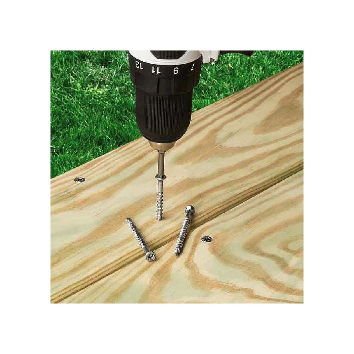 Simpson Strong-Tie T12400WP-RP20 (#12 x 4") DWP Wood SS Screw, T-27, Flat Head, Type 316 (20 Pack) - 10