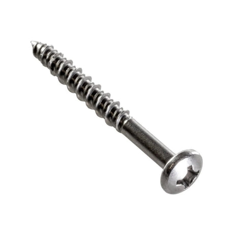 Simpson Strong-Tie T12J150PX-RP8 (#12 x 1-1/2") Marine Screw, Pan Head #3 Phillips Drive, Type 316 (8 Pack) - 2