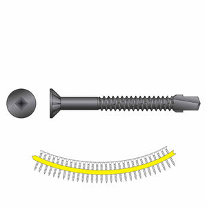 Simpson Strong-Tie TBP1460S Strong-Drive (#14 x 2-3/8") T30 TB Wood-to-Steel Collated Screw, Black Phosphate (750 Pack)