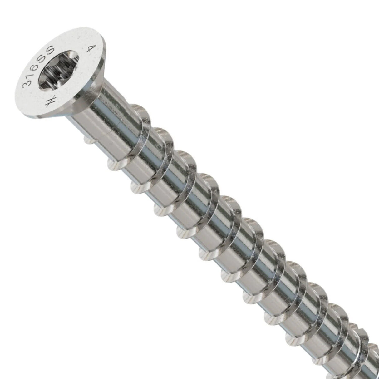 Simpson Strong-Tie THD37400CS6SS Titen HD (3/8" x 4") Countersunk SS Anchor - Type 316 (25 Pack) - 2