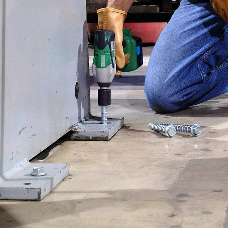 Simpson Strong-Tie THD37400H Titen HD (3/8" x 4") Heavy-Duty Screw Anchor - Zinc Plated (50 Pack) - 4