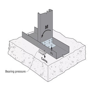 Simpson Strong-Tie THD50600HMGF1 Titen HD (1/2" x 6") Mechanically Galvanized Heavy-Duty Screw Anchor - 4