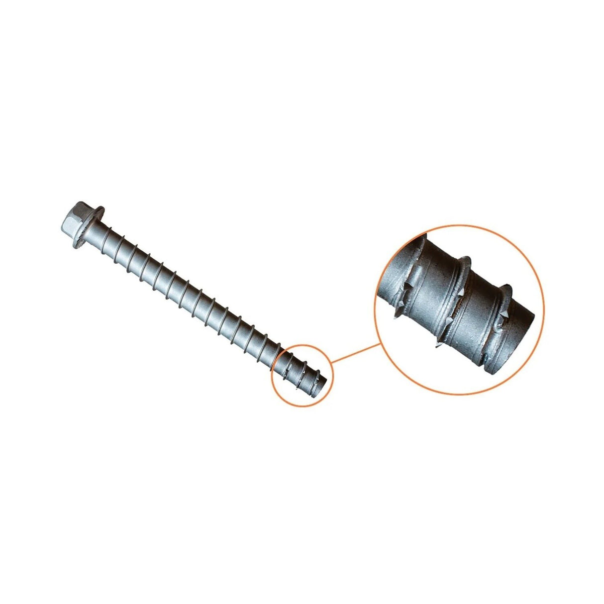 Simpson Strong-Tie THDB62800HMG Titen HD (5/8" x 8") Mechanically Galvanized HD Screw Anchor (10 Pack) - 2