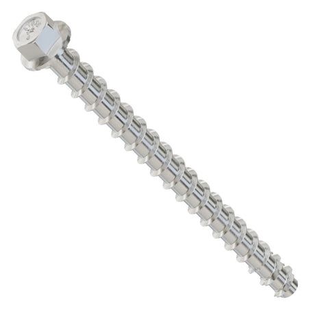 Simpson Strong-Tie THDC25400H6SS Titen HD (1/4" x 4") Heavy-Duty SS Screw Anchor - Type 316 (50 Pack) - 3
