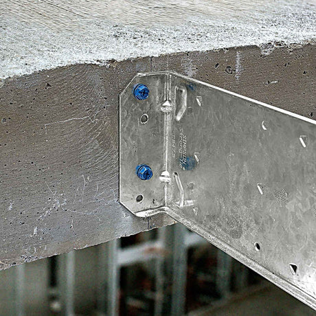 Simpson Strong-Tie TNT18114HC8 Titen Turbo (3/16" x 1-1/4") Hex-Head Concrete and Masonry Screw, Blue (8 Pack) - 2