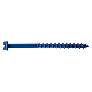 Simpson Strong-Tie TNT18234HC25 Titen Turbo (3/16" x 2-3/4") Hex-Head Concrete and Masonry Screw, Blue (25 Pack)
