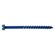 Simpson Strong-Tie TNT18234HC75 Titen Turbo (3/16" x 2-3/4") Hex-Head Concrete and Masonry Screw, Blue (75 Pack)