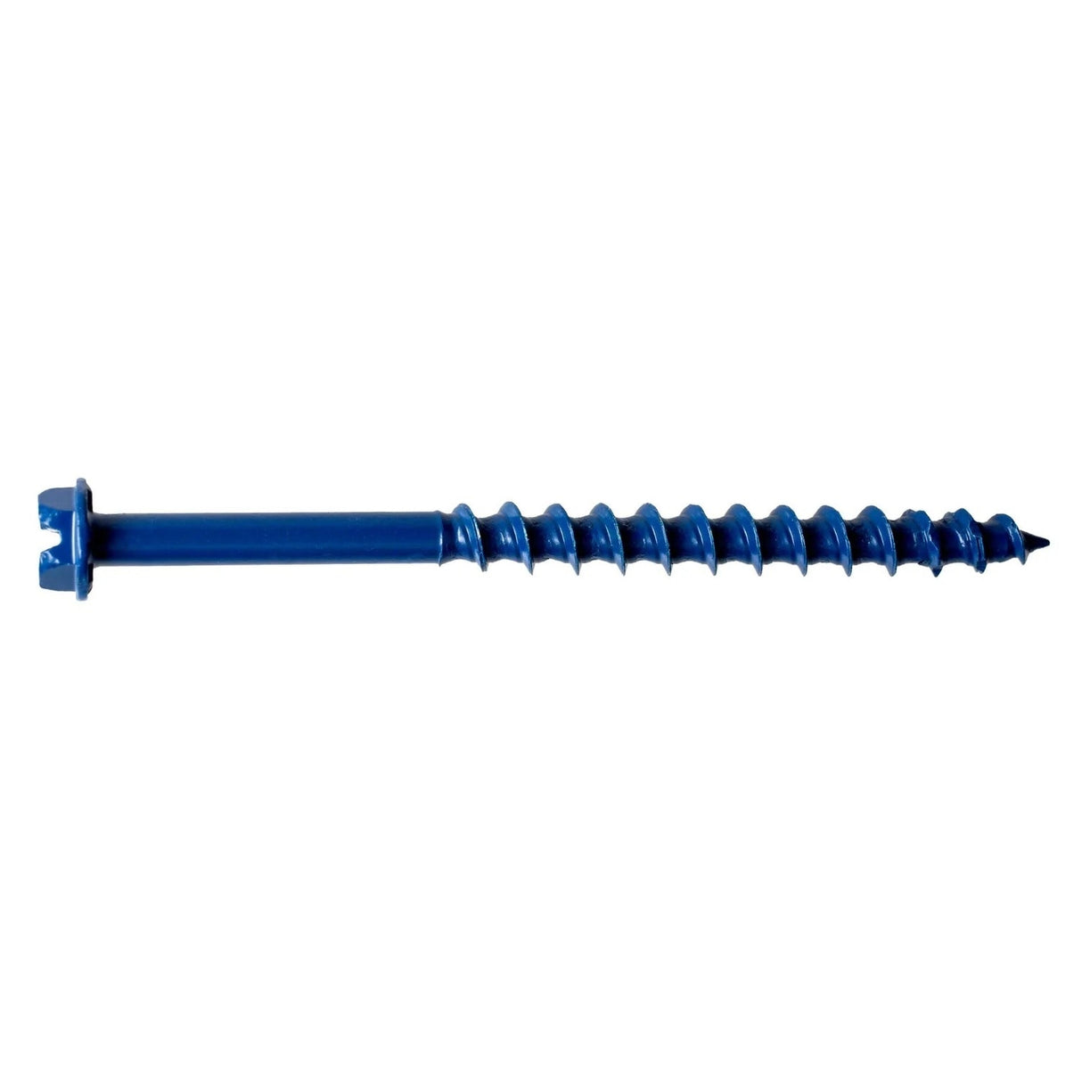 Simpson Strong-Tie TNT18234HC75 Titen Turbo (3/16" x 2-3/4") Hex-Head Concrete and Masonry Screw, Blue (75 Pack)