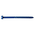 Simpson Strong-Tie TNT18234H Titen Turbo (3/16" x 2-3/4") Hex-Head Concrete and Masonry Screw, Blue (100 Pack)