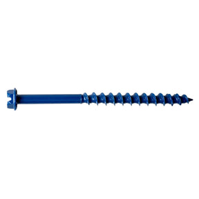 Simpson Strong-Tie TNT18234H Titen Turbo (3/16" x 2-3/4") Hex-Head Concrete and Masonry Screw, Blue (100 Pack)