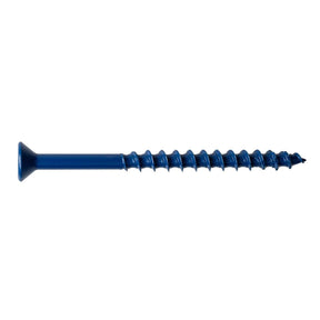 Simpson Strong-Tie TNT18314TFC75 Titen Turbo (3/16" x 3-1/4") T25 Flat-Head Concrete and Masonry Screw, Blue (75 Pack)