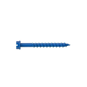 Simpson Strong-Tie TNT25214HC25 Titen Turbo (1/4" x 2-1/4") Hex-Head Concrete and Masonry Screw, Blue (25 Pack)
