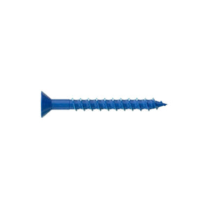 Simpson Strong-Tie TNT25214TFC75 Titen Turbo (1/4" x 2-1/4") T30 Flat-Head Concrete and Masonry Screw, Blue (75 Pack)