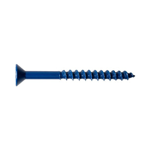 Simpson Strong-Tie TNT25234TFC75 Titen Turbo(1/4" x 2-3/4") T30 Flat-Head Concrete and Masonry Screw, Blue (75 Pack)