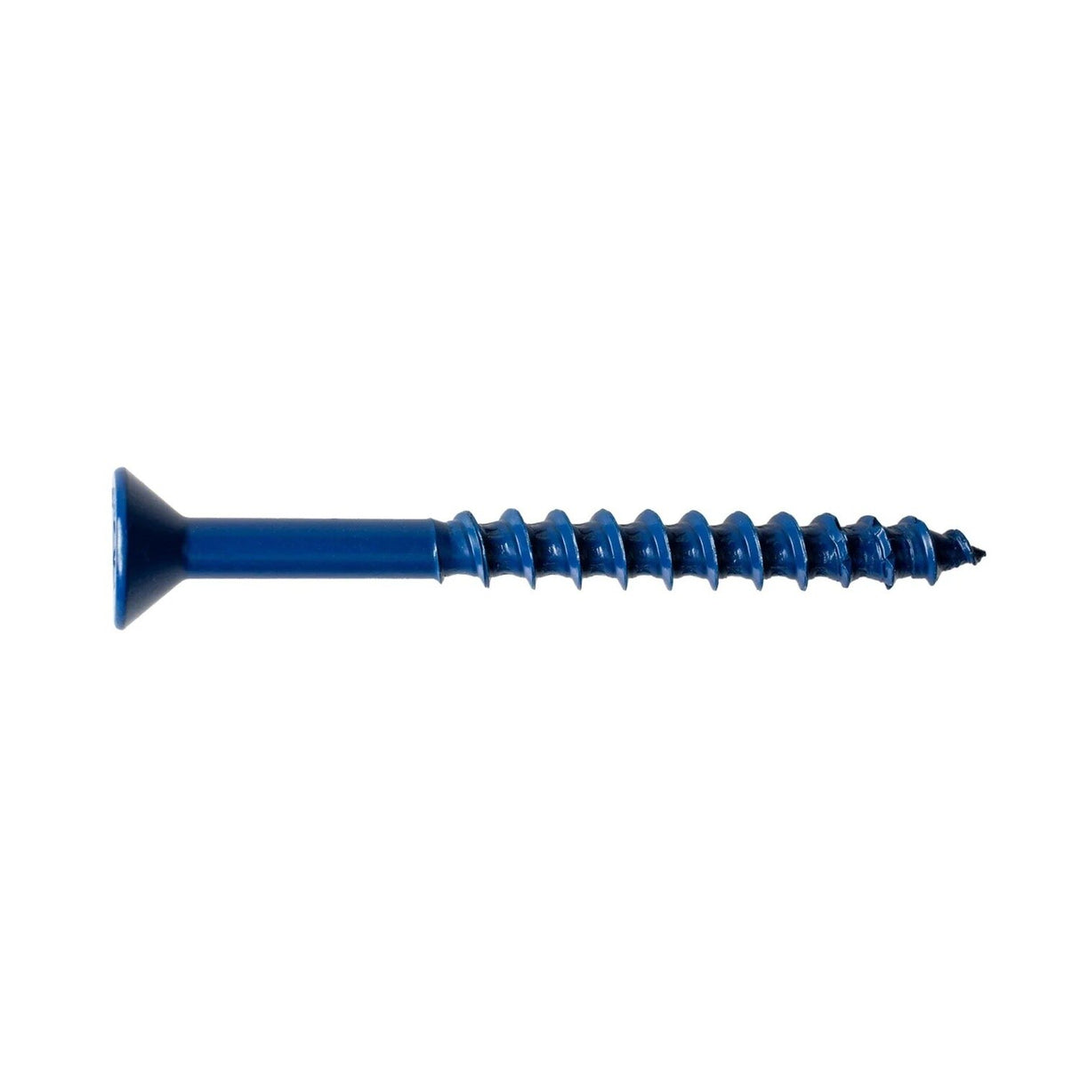 Simpson Strong-Tie TNT25234TFR200 Titen Turbo (1/4" x 2-3/4") T30 Flat-Head Concrete and Masonry Screw, Blue (200 Pack)