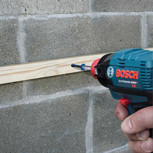 Simpson Strong-Tie TNT25234TF Titen Turbo (1/4" x 2-3/4") T30 Flat-Head Concrete and Masonry Screw, Blue (100 Pack) - 5