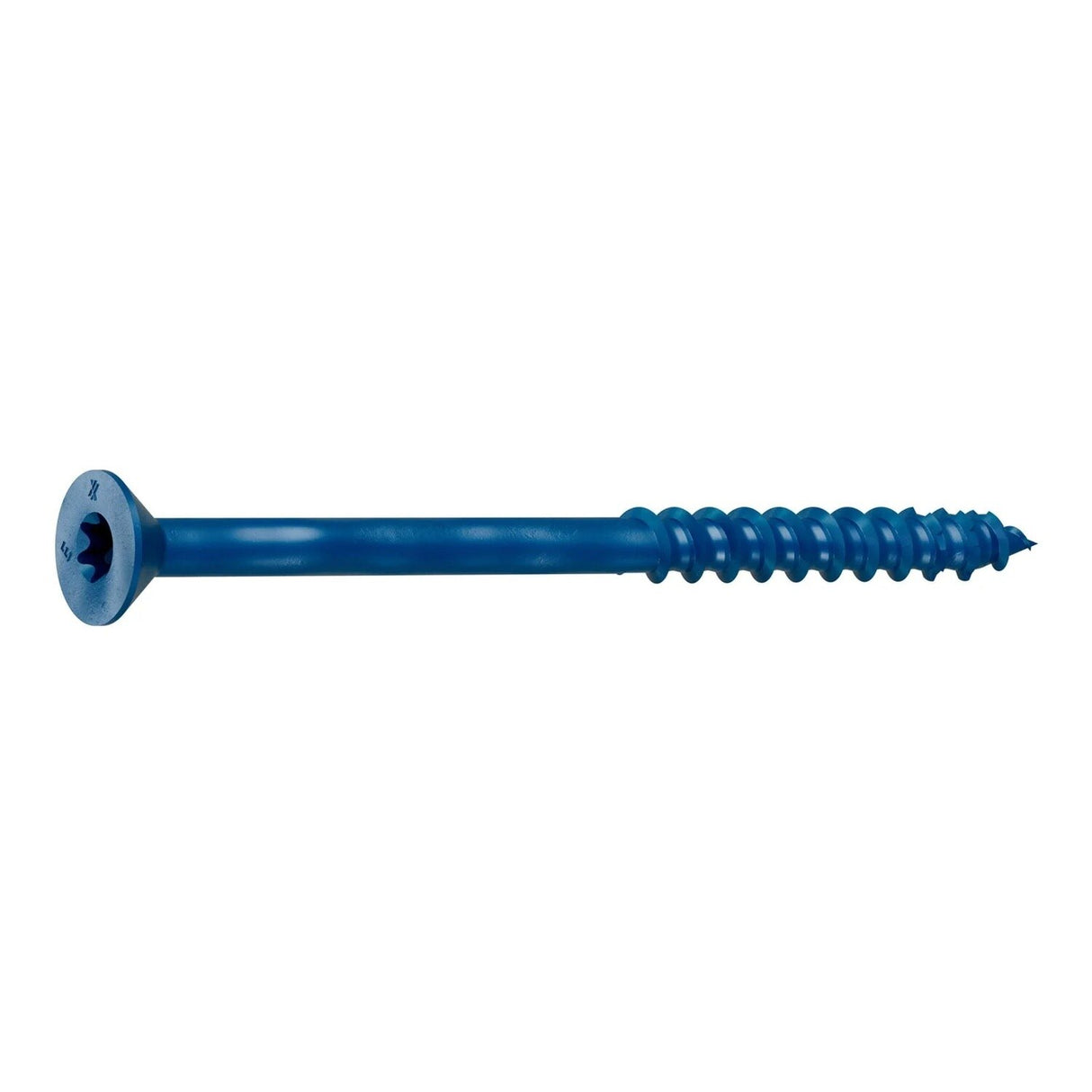 Simpson Strong-Tie TNT25334TFC25 Titen Turbo (1/4" x 3-3/4") T30 Flat-Head Concrete and Masonry Screw, Blue (25 Pack)