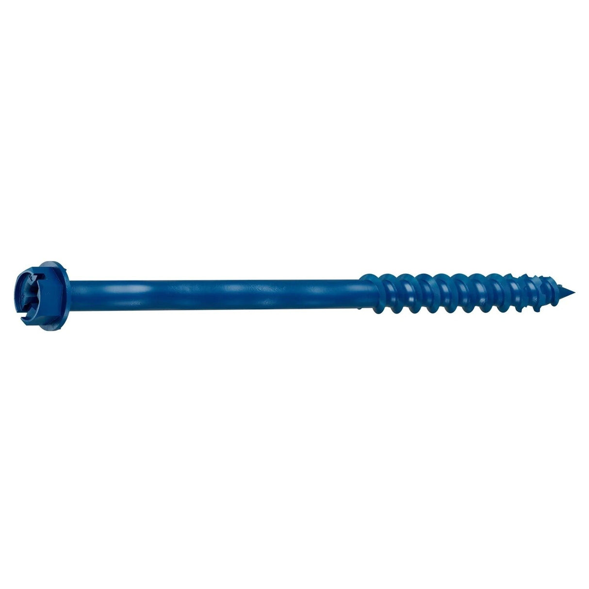 Simpson Strong-Tie TNT25400H Titen Turbo (1/4" x 4") Hex-Head Concrete and Masonry Screw, Blue (100 Pack)