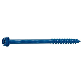 Simpson Strong-Tie TNT25600H Titen Turbo (1/4" x 6") Hex-Head Concrete and Masonry Screw, Blue (100 Pack)