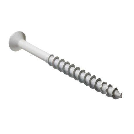 Simpson Strong-Tie TNTW18114TF Titen Turbo (3/16" x 1-1/4") T25 Flat-Head Concrete and Masonry Screw, White (100 Pack) - 2