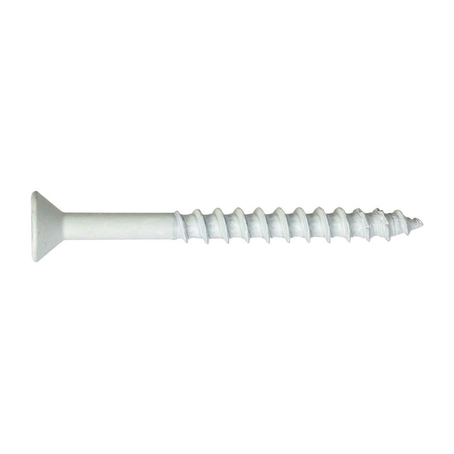Simpson Strong-Tie TNTW25234TFC8 Titen Turbo (1/4" x 2-3/4") T30 Flat-Head Screw Anchor, White (8 Pack)
