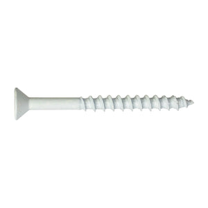 Simpson Strong-Tie TNTW25334TF Titen Turbo (1/4" x 3-3/4") T30 Flat-Head Screw Anchor, White (100 Pack)