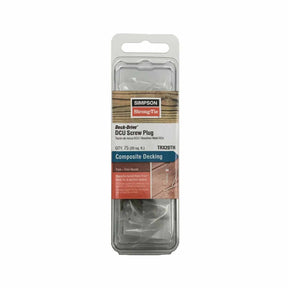 Simpson Strong-Tie TRX20TH Deck-Drive Composite Decking Screw Plug - Trex Tree House (75 Pack)