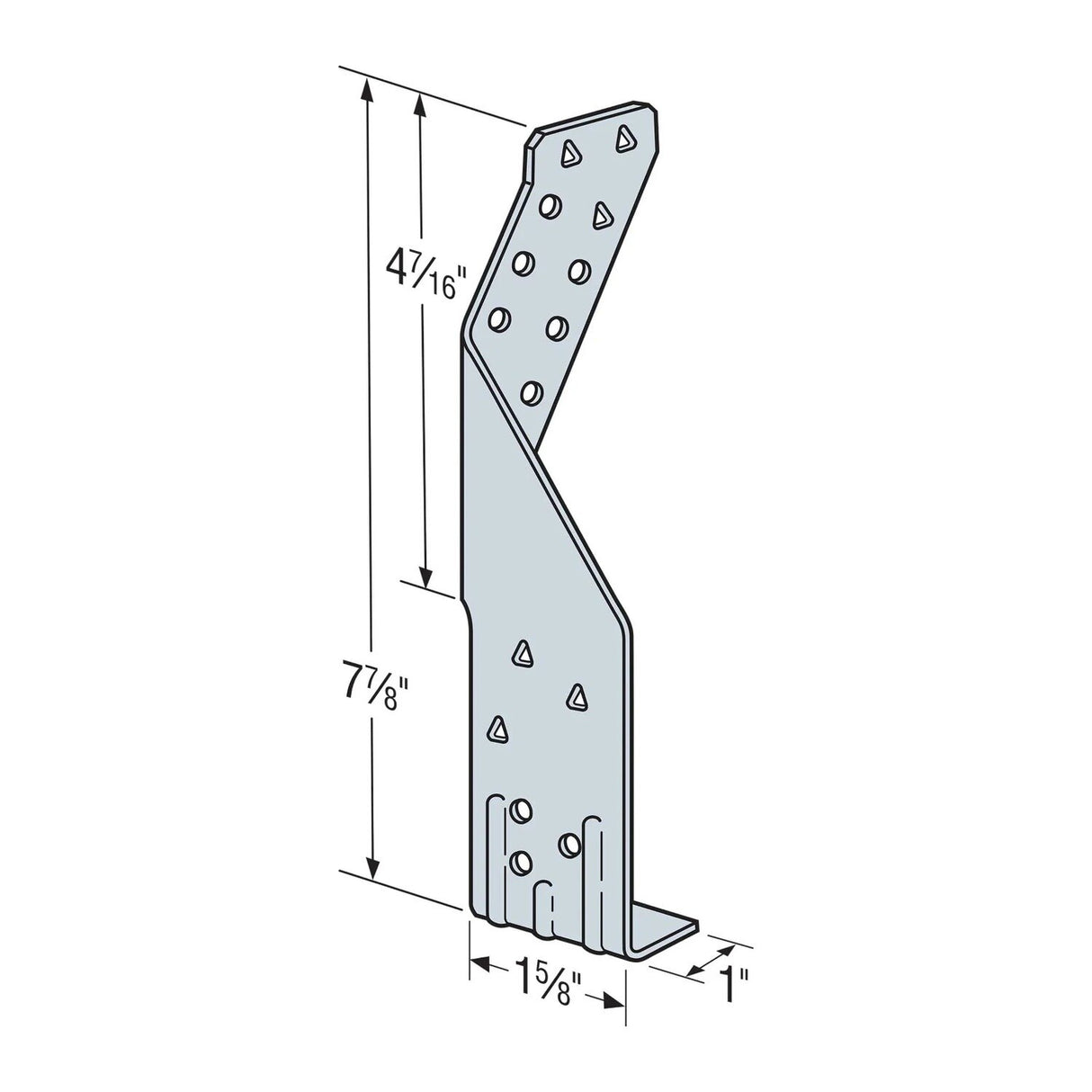 Simpson Strong-Tie TSP Stud-Plate Tie for Wood Construction - 2