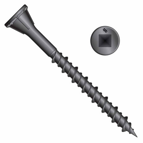 Simpson Strong-Tie WSHL134S7 (#7 x 1-3/4", #2 Square Drive) Subfloor Screw, Gray Phosphate Coating (2000 Pack) - 2