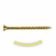Simpson Strong-Tie WSV212S Strong-Drive (#9 x 2-1/2") T25 WSV Collated Subfloor Screw, Yellow-Zinc (1500 Pack)