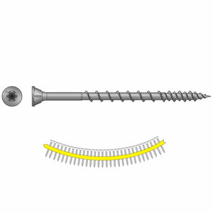 Simpson Strong-Tie WSVF3S Strong-Drive (#9 x 3") T25 WSV Collated Subfloor Screw w/ Quik Guard Coating (1000 Pack)