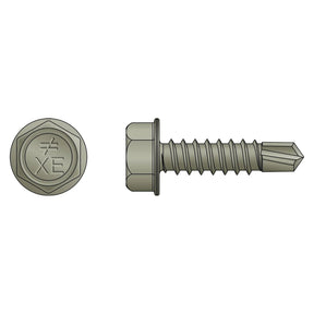 Simpson Strong-Tie XEQ34B1016M Strong-Tie (#10 x 3/4") XE Exterior Structural Metal Screw with Quik Guard (1000 Pack)