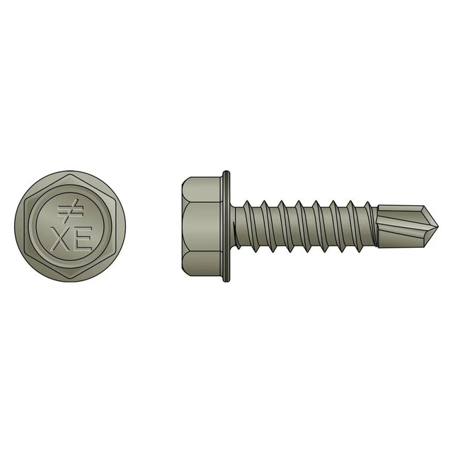 Simpson Strong-Tie XEQ34B1016M Strong-Tie (#10 x 3/4") XE Exterior Structural Metal Screw with Quik Guard (1000 Pack)