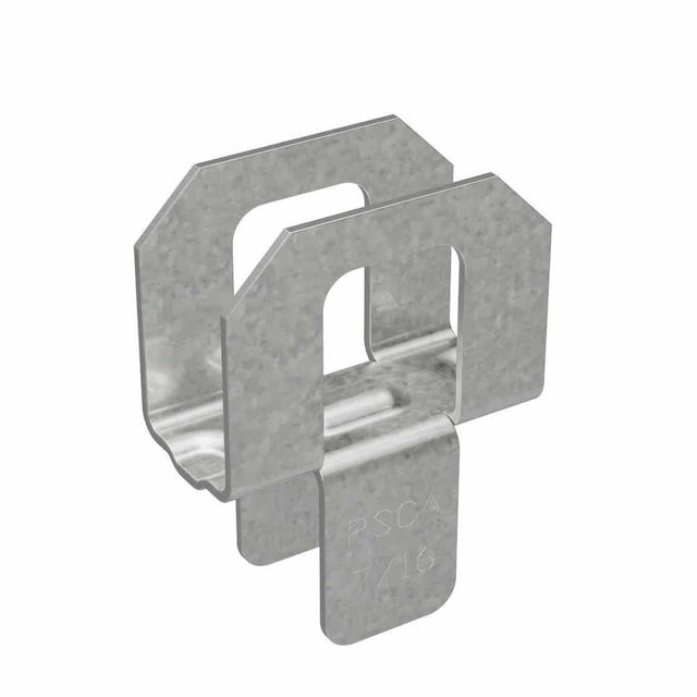Simpson PSCL 7/16-R50 Strong-Tie 20-Gauge Panel Sheathing Clip for 7/16-in. Plywood (50 Pack)